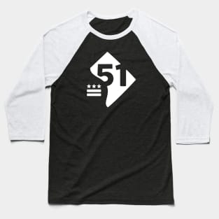 DC STATEHOOD (large) Baseball T-Shirt